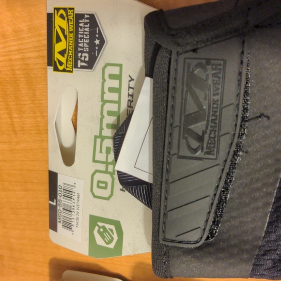 Mechanix 0.5mm high dexterity size large work gloves 2 pair nwt - Picture 3 of 5